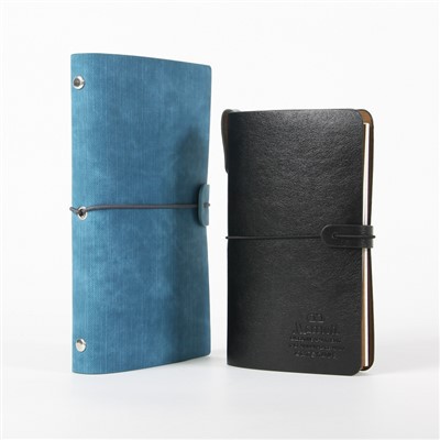 Buku harian kulit yang dapat diisi ulang